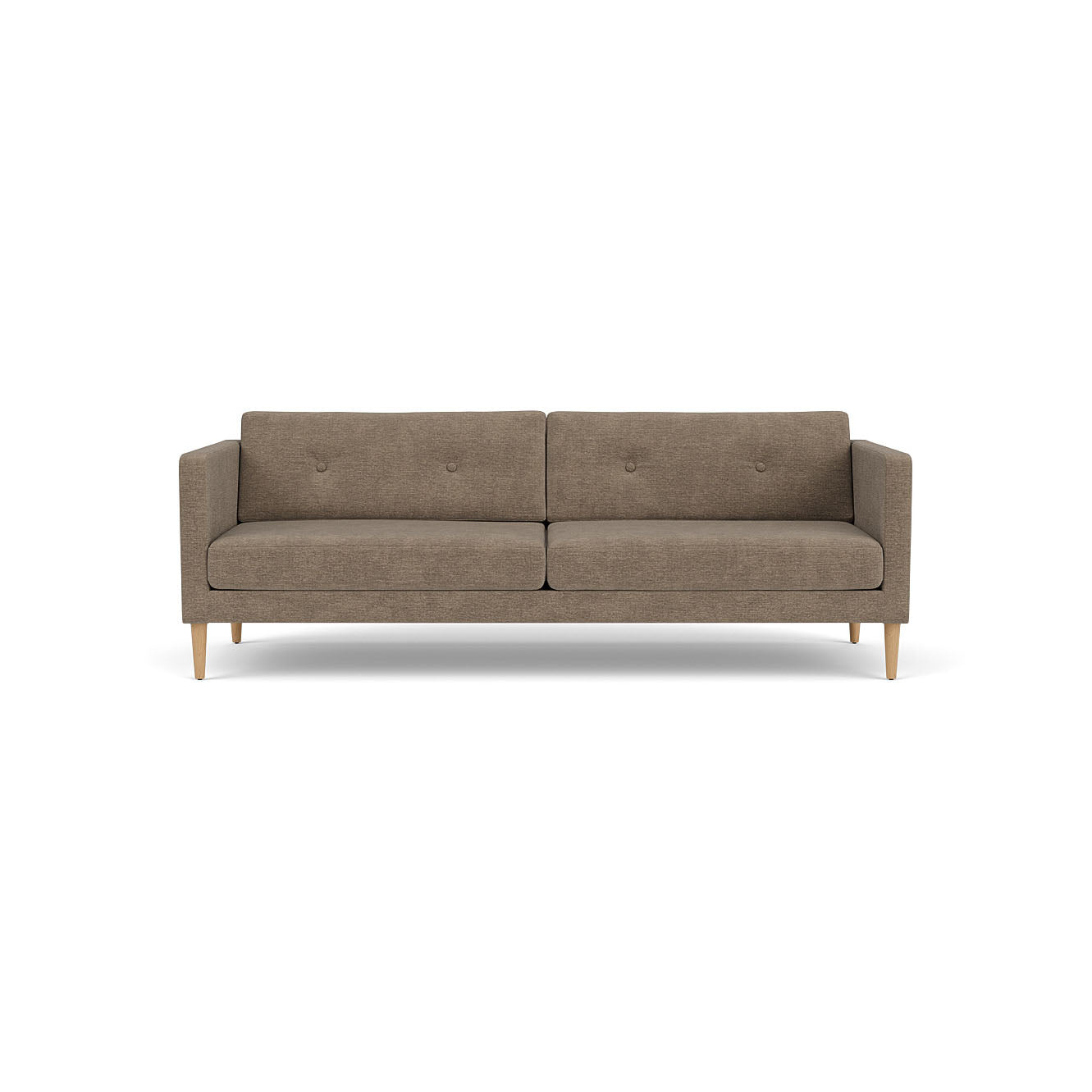 L42 Firhøj - 3 pers. sofa - Eg - Taupe (233)