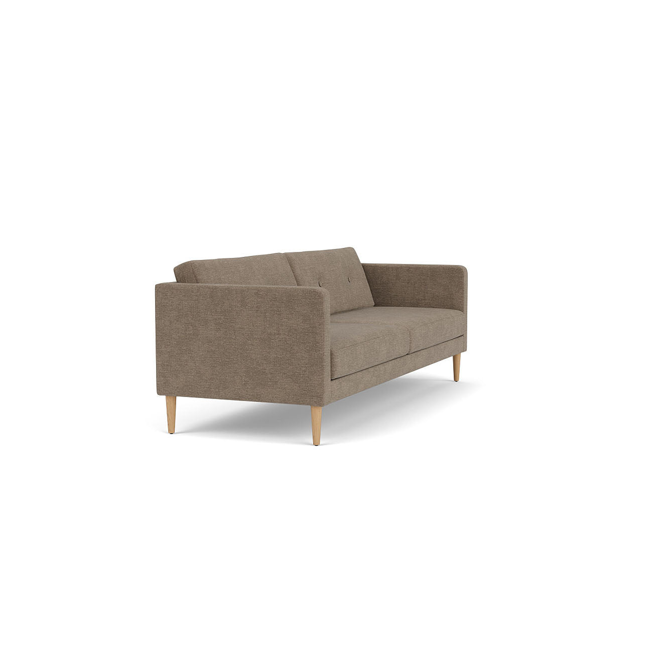 L42 Firhøj - 3 pers. sofa - Eg - Taupe (233)
