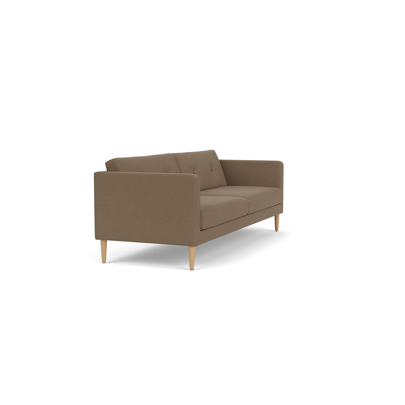 L42 Firhøj - 3 pers. sofa - Eg - Taupe (61230)