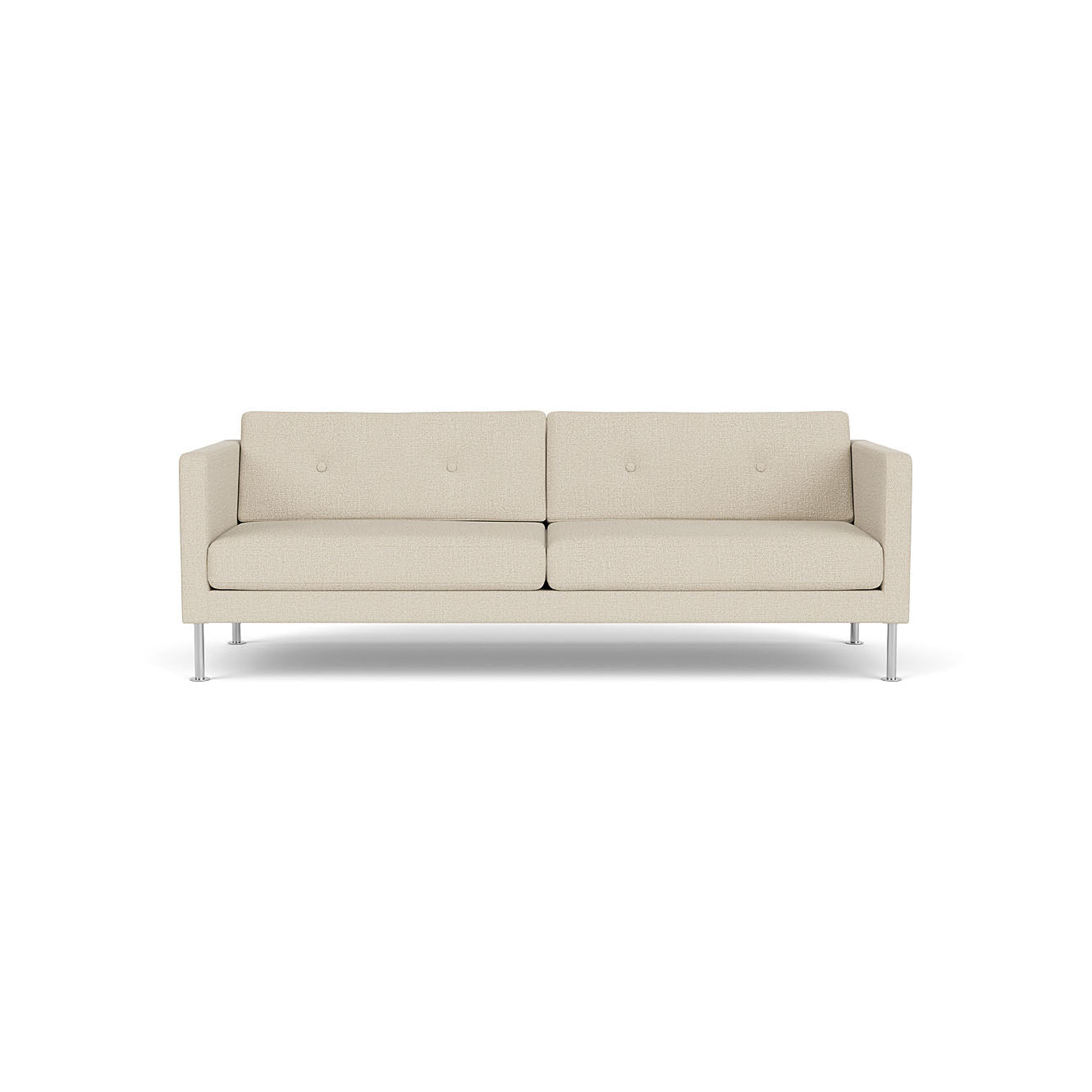 L42 Firhøj - 3 pers. sofa - Stål - Beige (00)