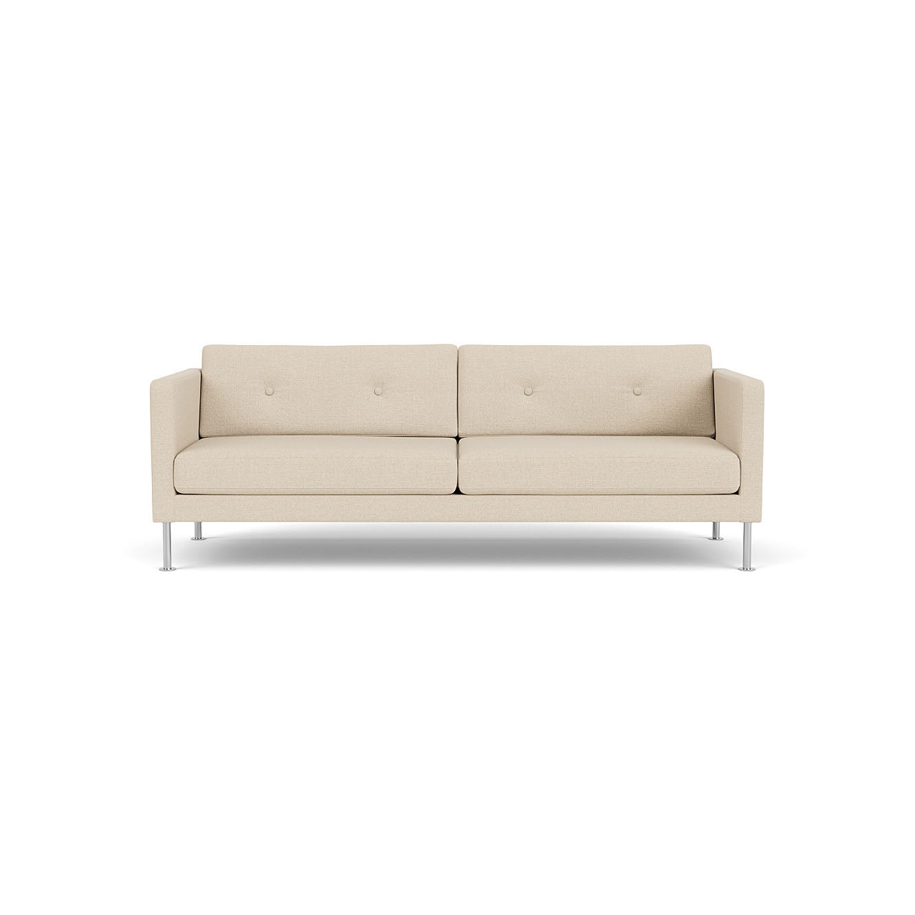 L42 Firhøj - 3 pers. sofa - Stål - Beige (90)