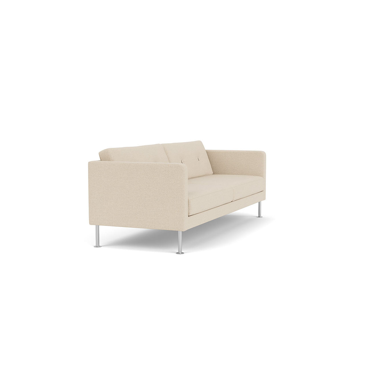 L42 Firhøj - 3 pers. sofa - Stål - Beige (90)