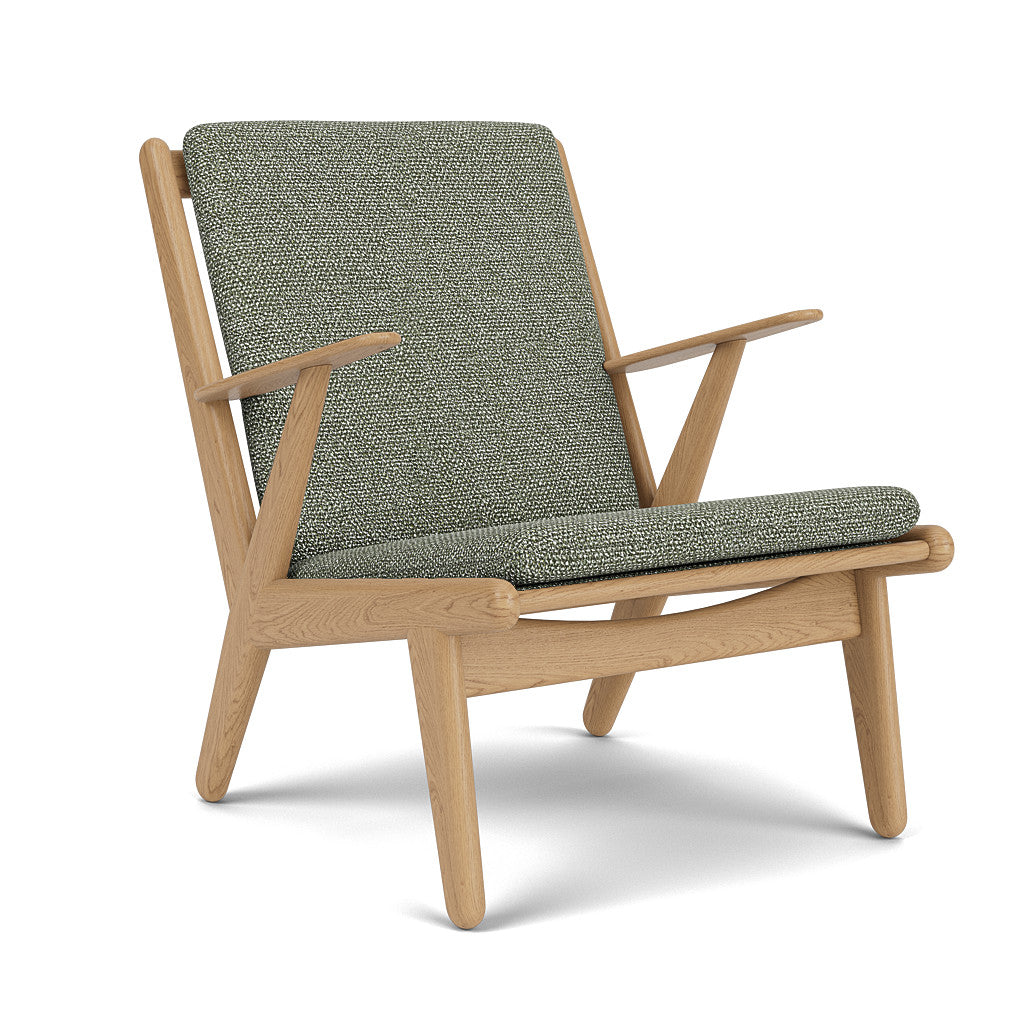 J53 - Lænestol - Eg - Green-Melange (56)