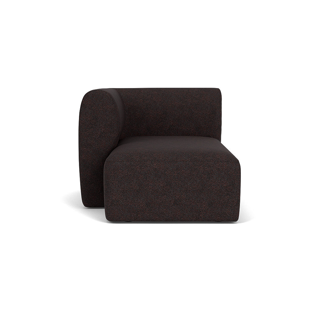 L47 Korinth - Venstre chaiselong - Black-Brown