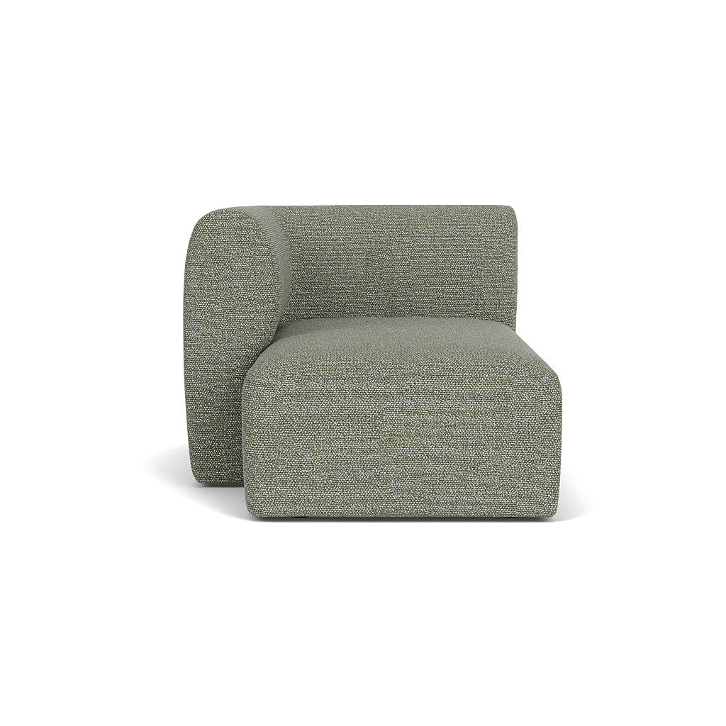 L47 Korinth - Venstre chaiselong - Green-Melange