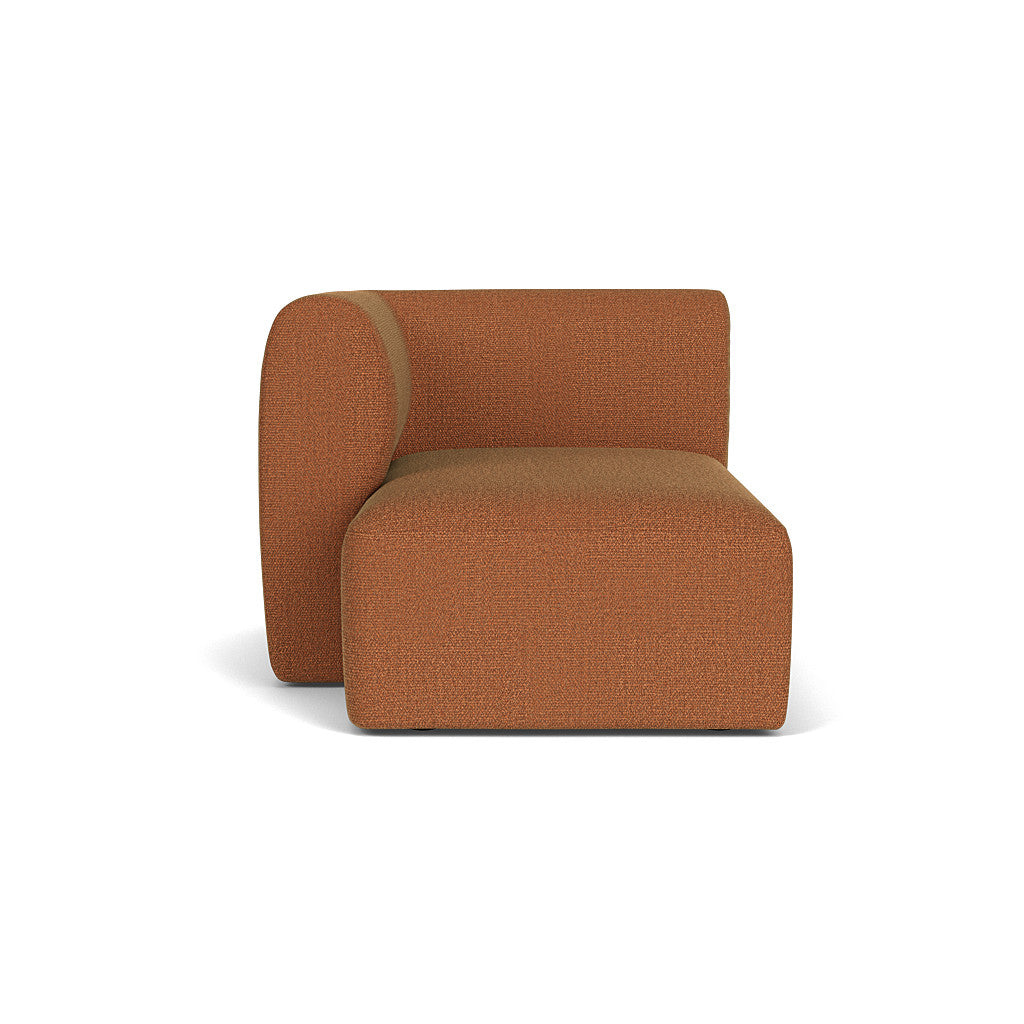 L47 Korinth - Venstre chaiselong - Brown-Orange