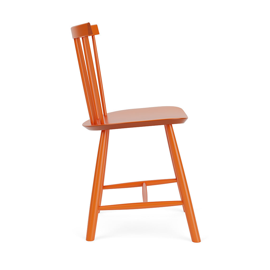 J46 - Stol - 2 stk - Bøg - Signal Orange