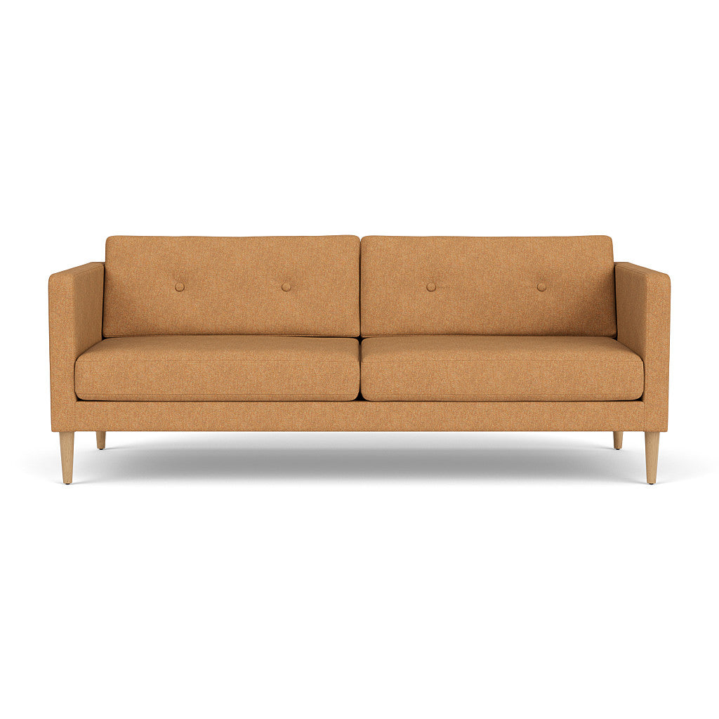 L42 Firhøj - 2,5 pers. sofa - Eg - Orange-Melange