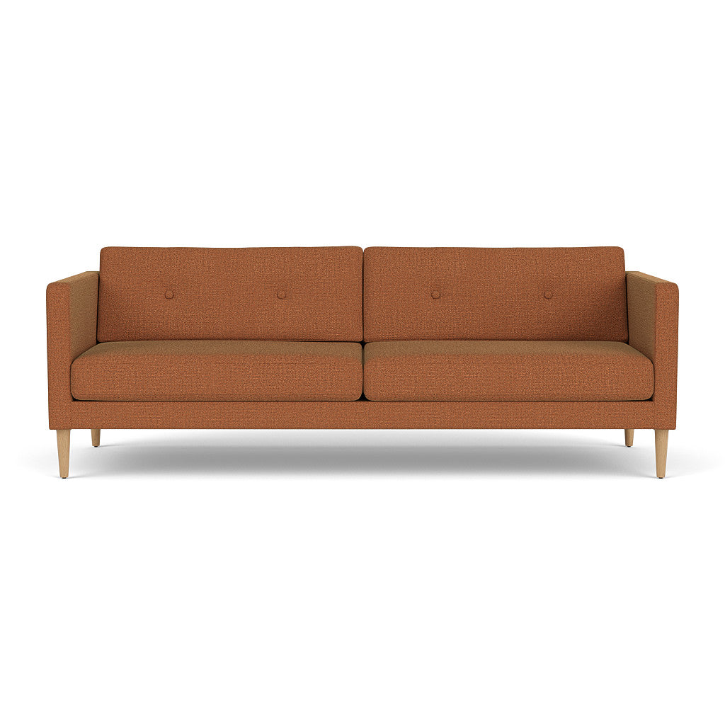 L42 Firhøj - 3 pers. sofa - Eg - Brown-Orange