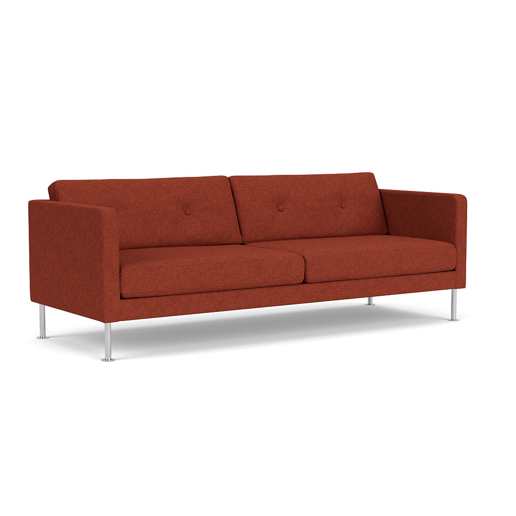 L42 Firhøj - 3 pers. sofa - Stål - Burnt Orange