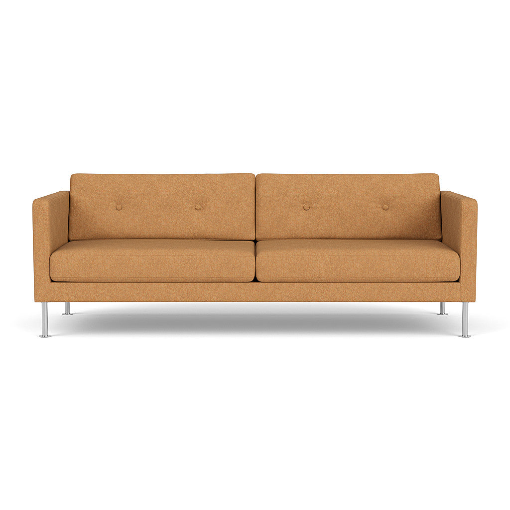 L42 Firhøj - 3 pers. sofa - Stål - Orange-Melange