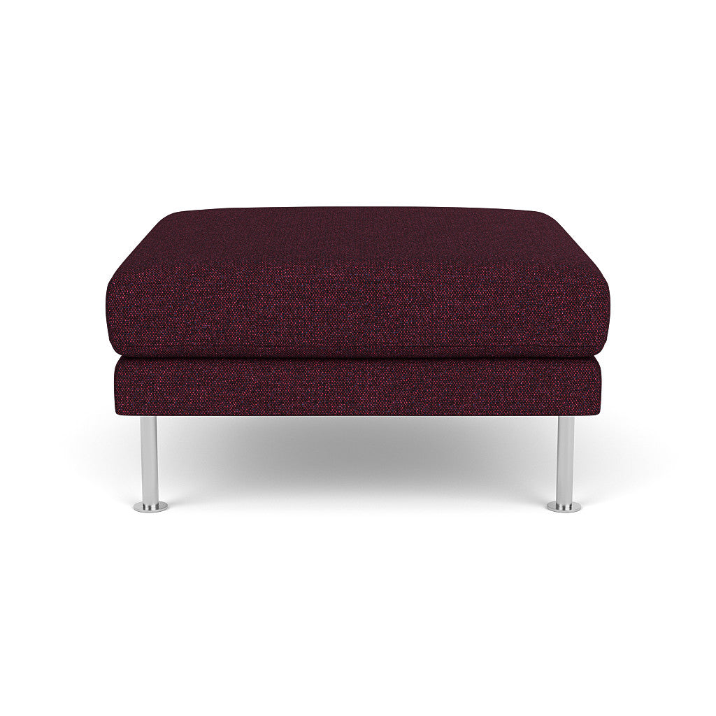 L42 Firhøj - Puf - Stål - Aubergine (40)