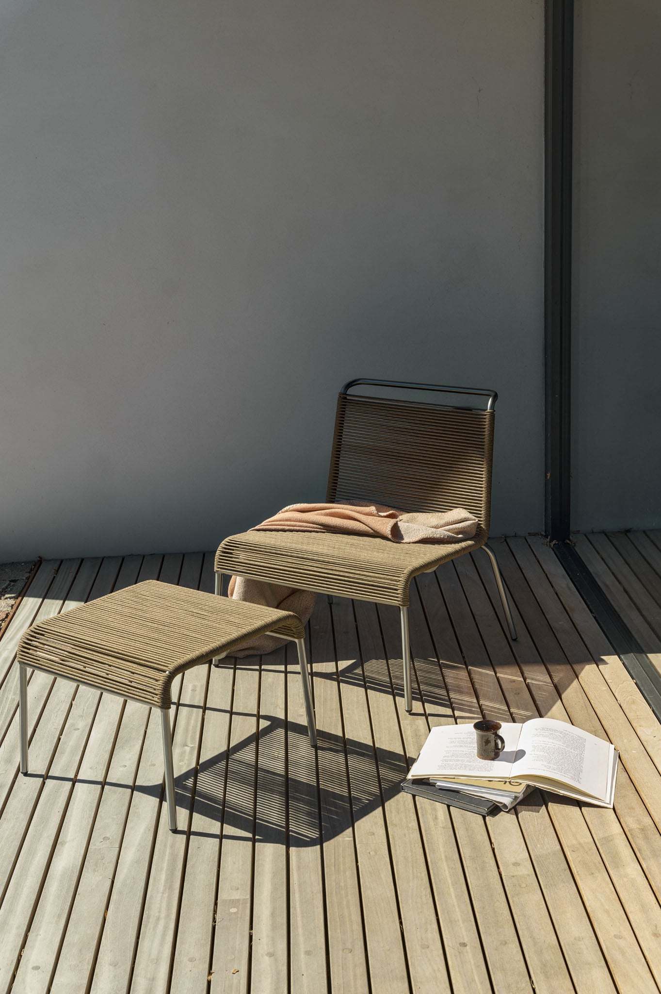 Teglgaard loungesæt designet af Salto & Sigsgaard