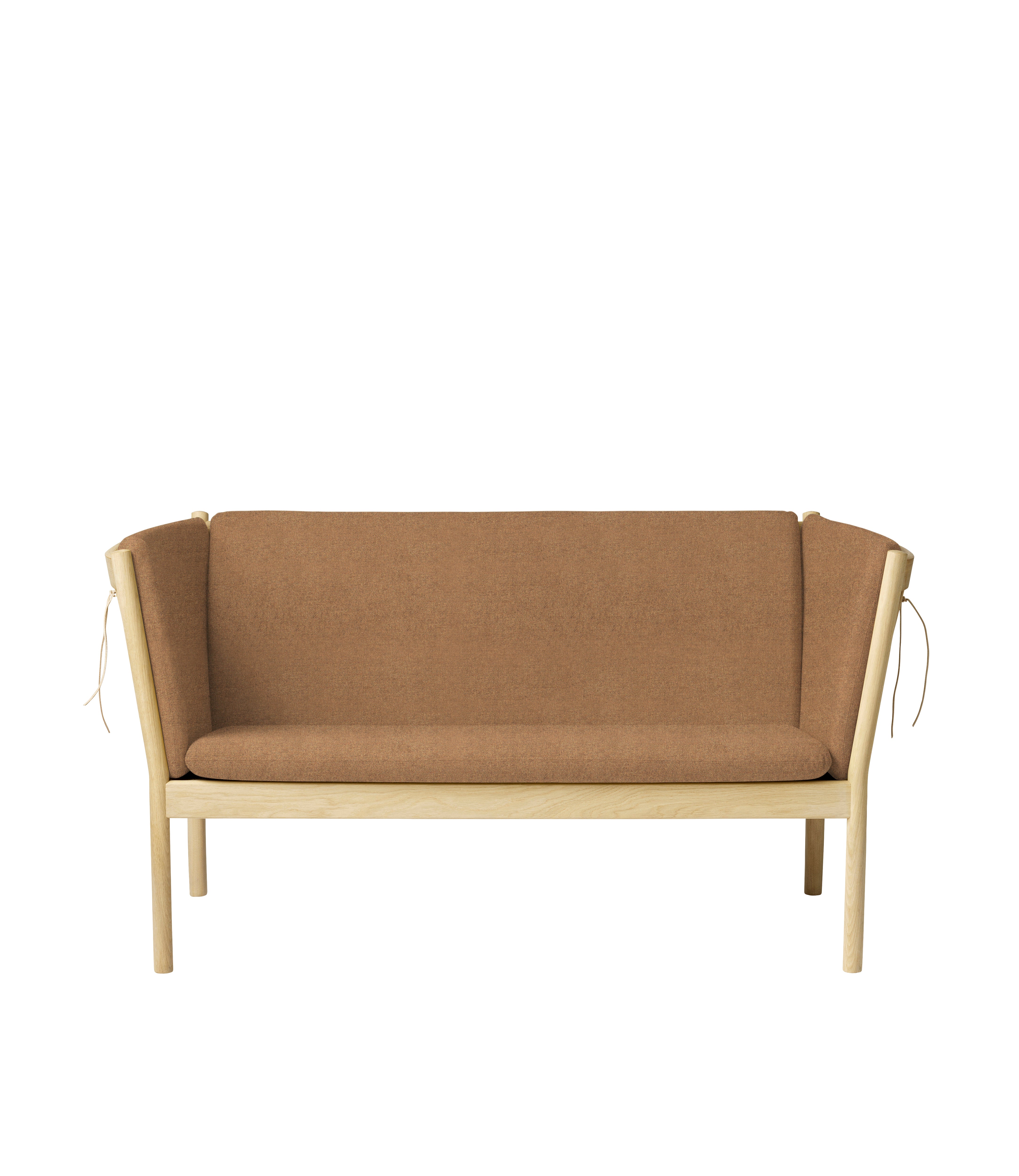J148 2 pers. sofa i Eg Brown af Erik Ole Jørgensen