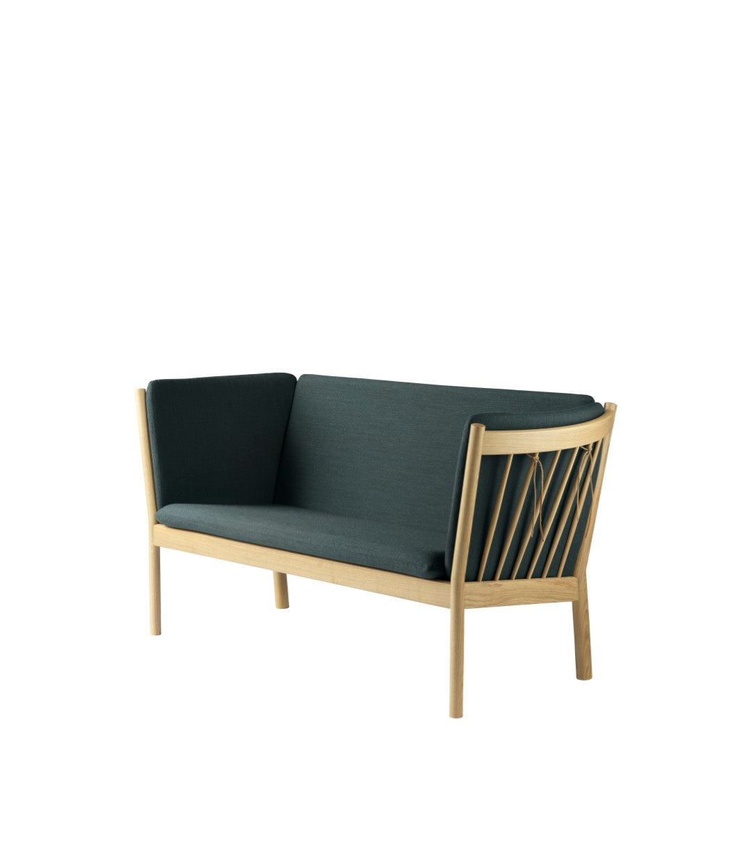 J148 2 personers sofa i Eg Dark Green af Erik Ole Jørgensen
