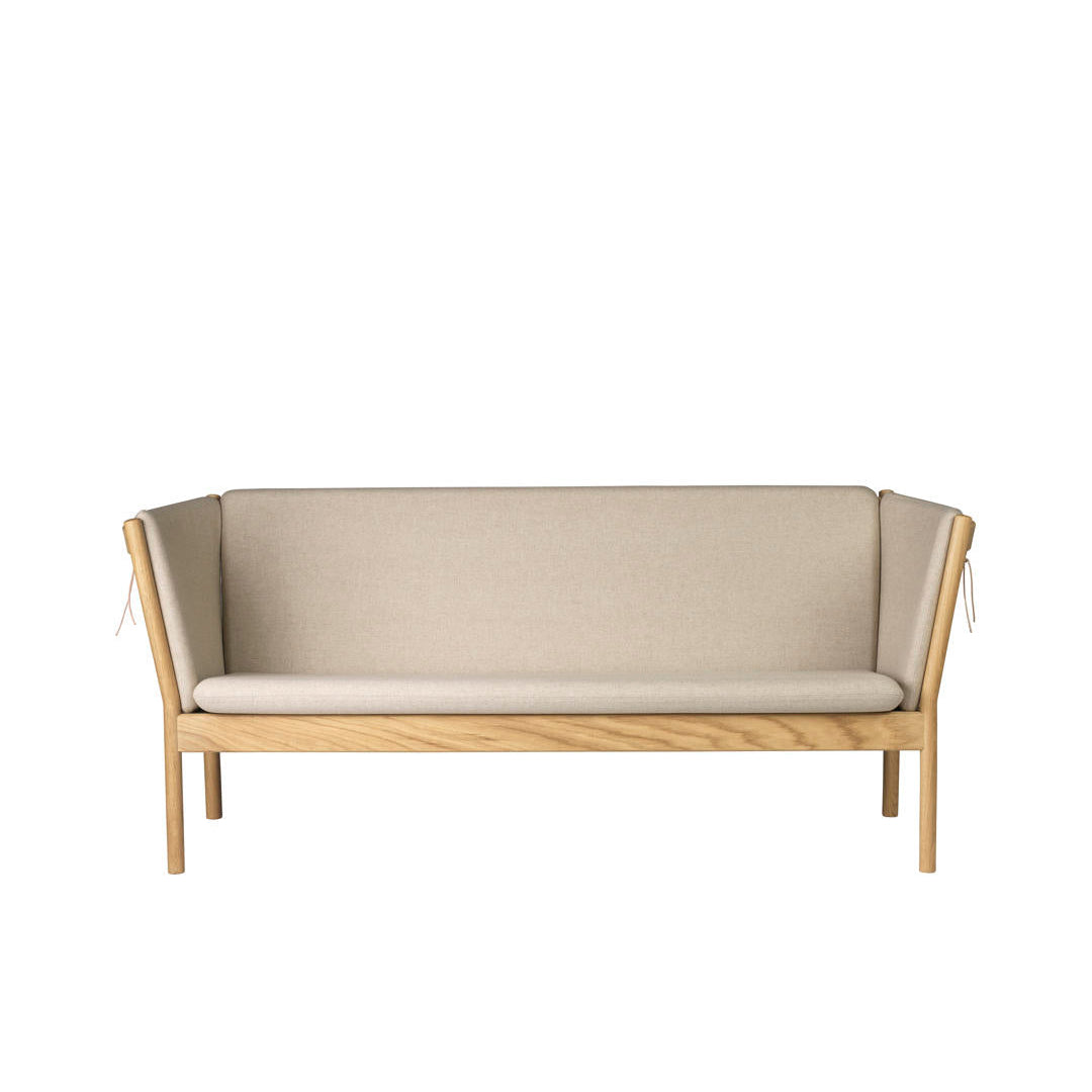 J149 3 personers sofa i Uld Eg Beige (20) af Erik Ole Jørgensen