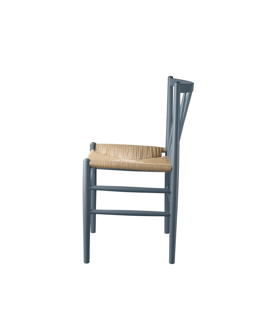 J80 Stol i Bøg Blue Grey af Jørgen Bækmark
