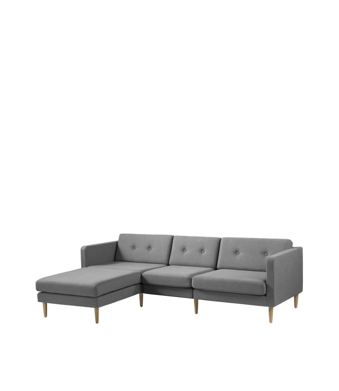 L42 Firhøj Midtermodul 70 i Eg Grey af Unit10 - Kombinationer