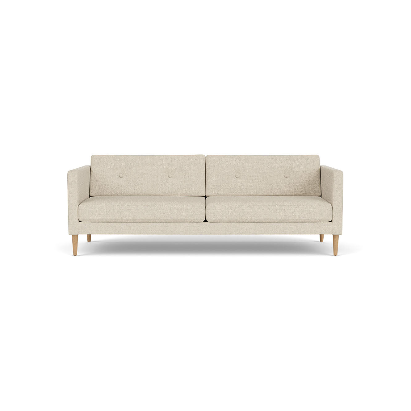 L42 Firhøj 3 pers. sofa Eg Natur Lakeret Monza Beige (00) Unit10 MTO
