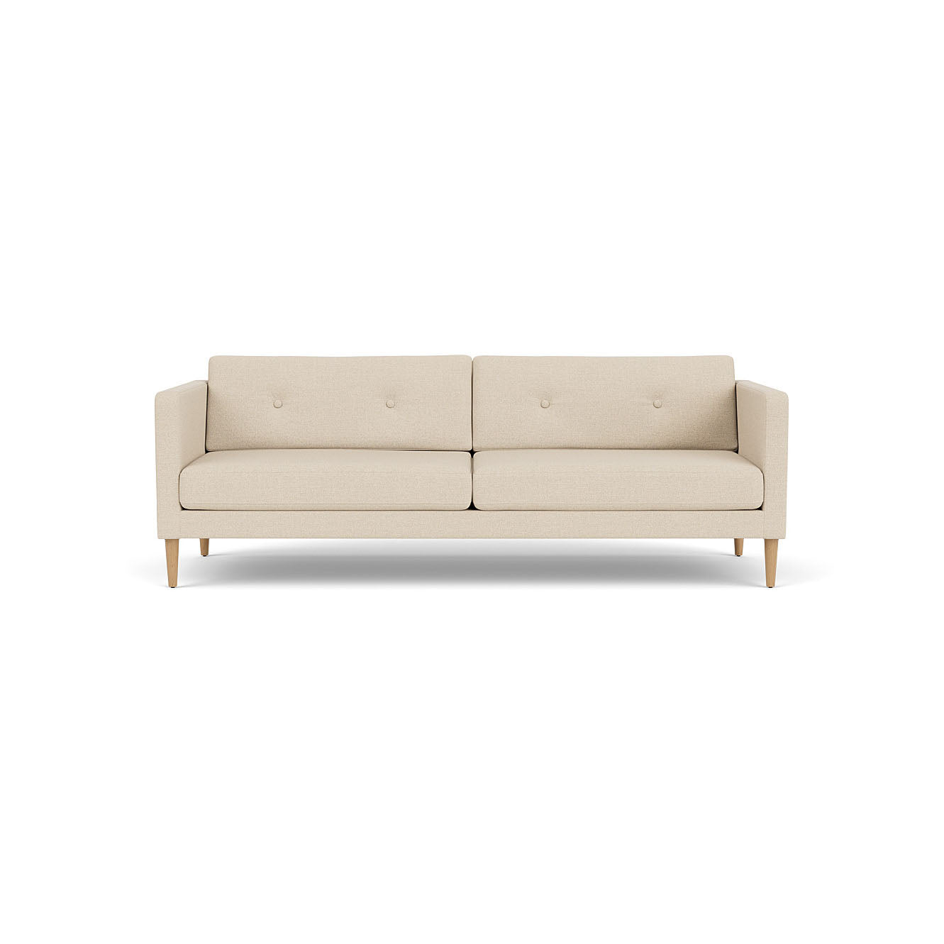 L42 Firhøj 3 pers. sofa Eg Natur Lakeret Prairie Beige (90) Unit10 MTO