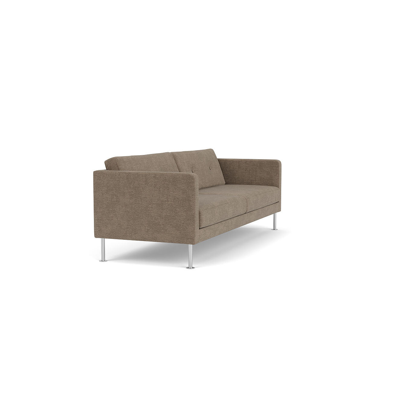 L42 Firhøj 3 pers. sofa Stål Metal Børstet Tangent Taupe (233) Unit10 MTO
