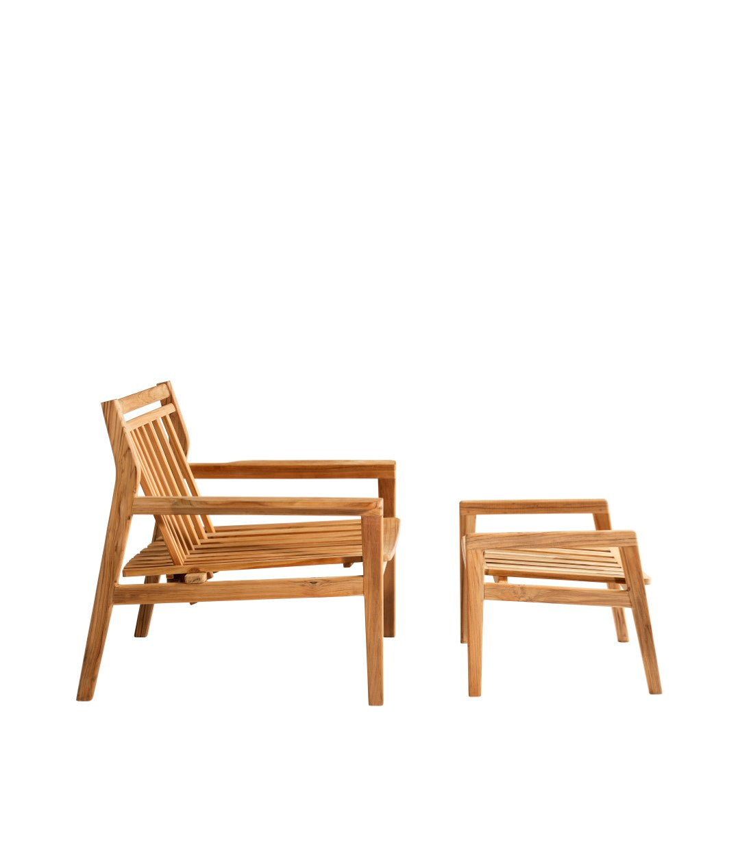 M7 Sammen Fodskammel Teak Natur af Thomas E. Alken