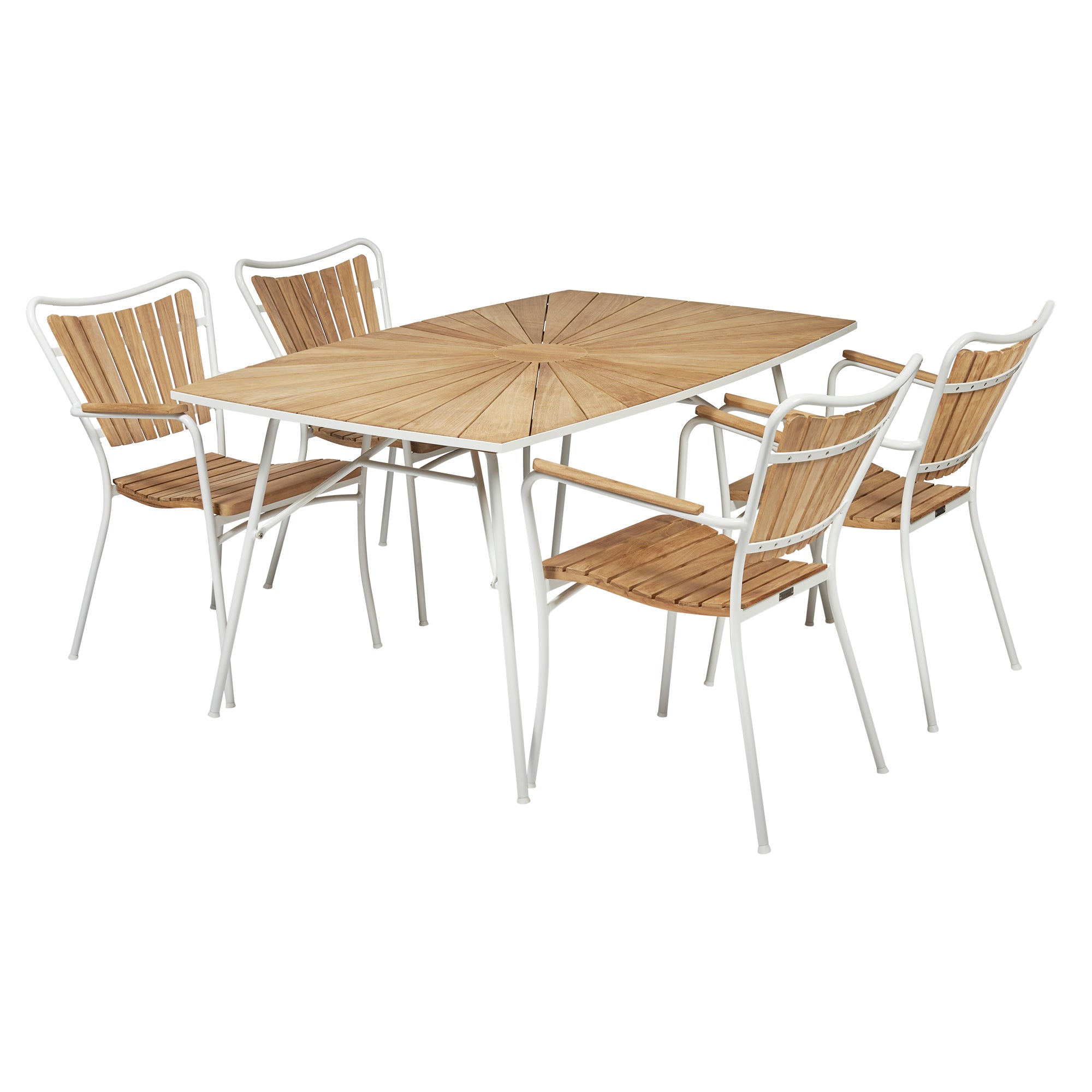Marguerit Tisch L 144 & 4 Stühle