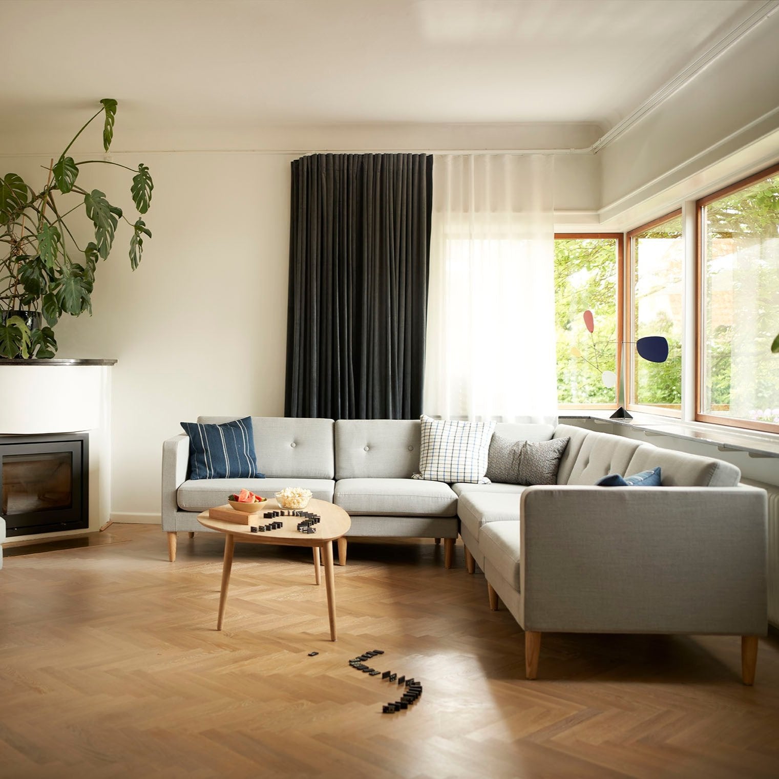 L42 Firhøj - Linkes Modul 90 - Eiche - Grey Beige